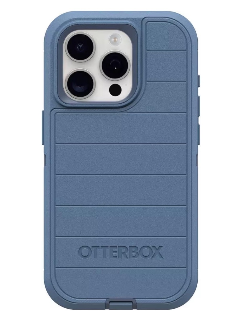 OtterBox iPhone 15 Pro Defender Series Case Baby Blue Jeans Case Only Screenless